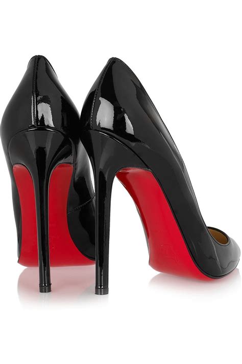 louis vuitton black heels red sole|lv red bottoms.